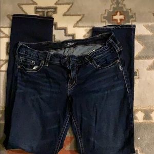 Silver Jean Dark Wash Denim